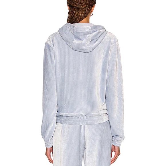 Adam Selman | Corduroy Sweat Zip- Front Hoodie NWT - Picture 5 of 11